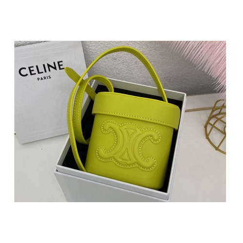 Celine SMALL BOX CUIR TRIOMPHE Bag IN ANIS SMOOTH CALFSKIN