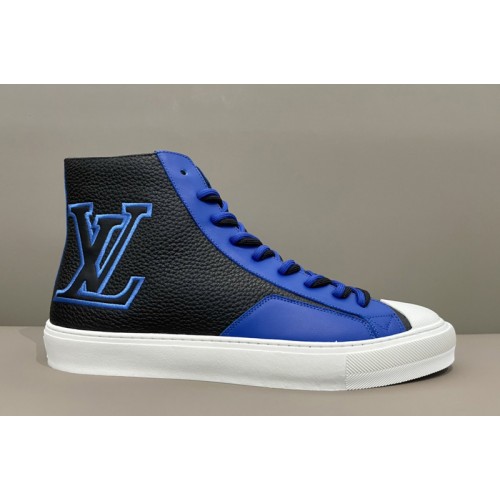 Louis Vuitton 1A8XW9 Tattoo sneaker boot in Black Grained calf leather Louis Vuitton 1A8XW9 Tattoo sneaker boot in Black Grained calf leather
