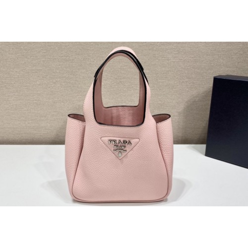 Prada 1BA349 Leather handbag in Pink Leather