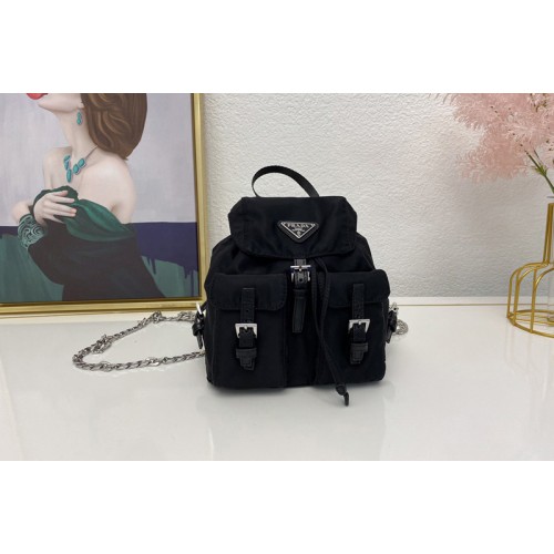 Prada 1BH029 Nylon mini backpack Black Nylon