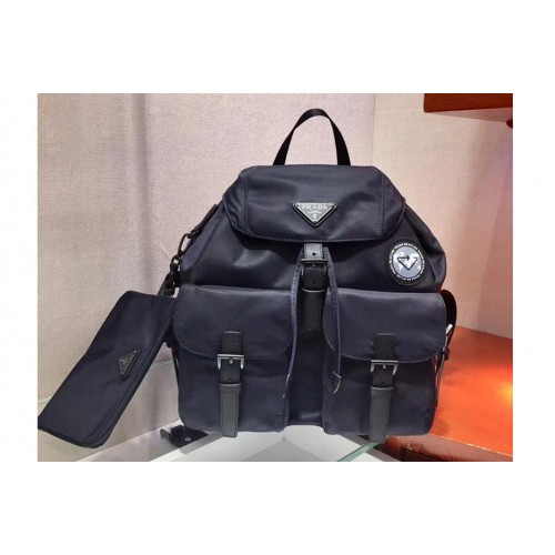 Prada 1BZ811 Re-Nylon backpack Blue Re-Nylon