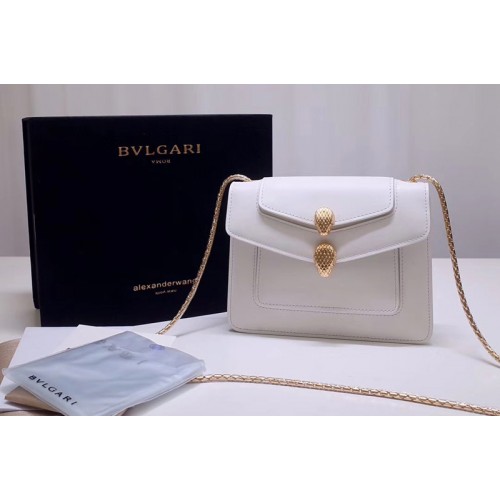Alexander Wang x Bvlgari Crossbody Bags White Smooth Calf Leather Alexander Wang x Bvlgari Crossbody Bags White Smooth Calf Leather