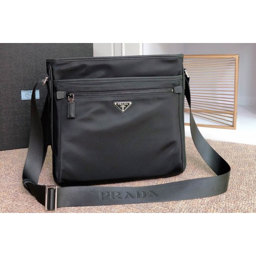 Prada 2VH953 Men Shoulder Bag in Black Nylon