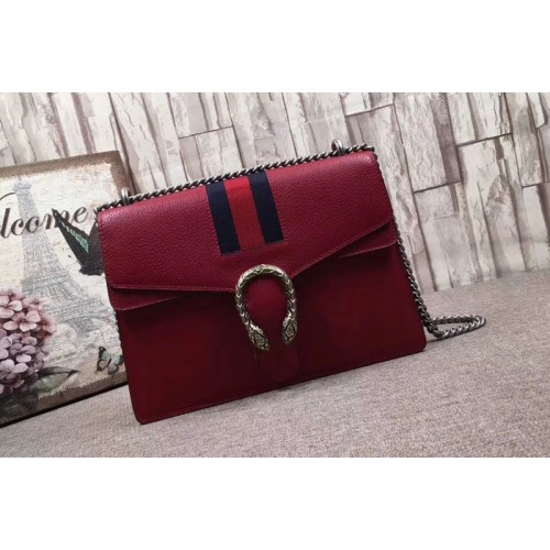 Gucci Dionysus Lichee Pattern Shoulder Bag Red Gucci Dionysus Lichee Pattern Shoulder Bag Red