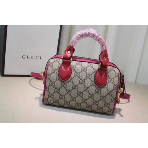 Gucci Canvas mini Top Handle Bags Red Gucci Canvas mini Top Handle Bags Red