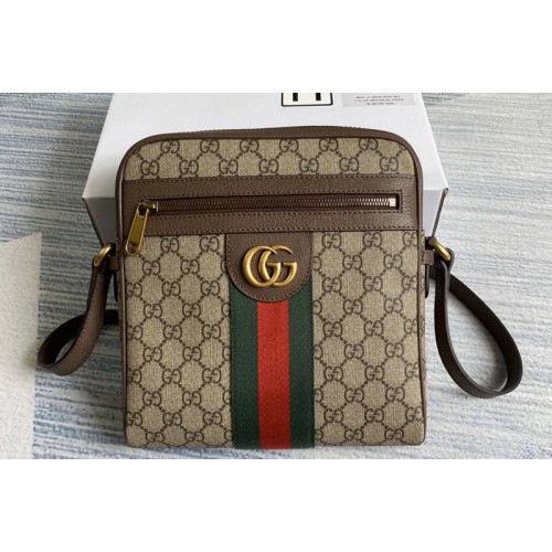 Gucci Ophidia small messenger bag in Beige ebony Supreme canvas Gucci Ophidia small messenger bag in Beige ebony Supreme canvas