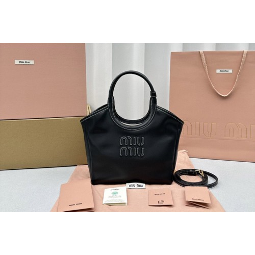 Miu Miu Ivy leather Small bag in Black Leather