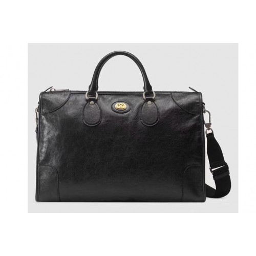 Gucci Medium soft leather duffle Bags Black Blue soft leather Gucci Medium soft leather duffle Bags Black Blue soft leather