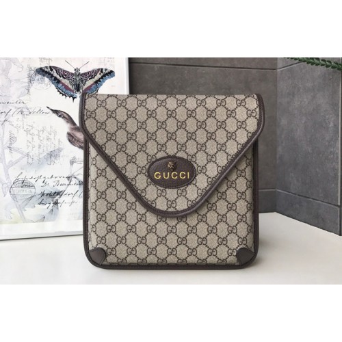 Gucci Neo Vintage medium messenger Bag in Beige ebony Supreme canvas