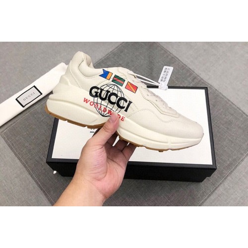 Mens and Womens Gucci Rhyton Gucci Worldwide sneaker