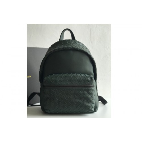Bottega Veneta BV Backpack In Green woven calfskin Bottega Veneta BV Backpack In Green woven calfskin