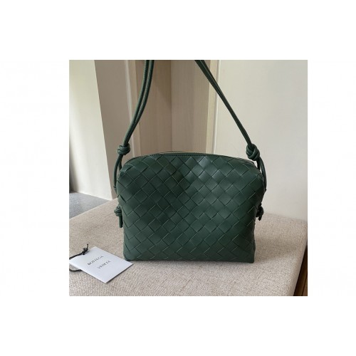 Bottega Veneta Loop cross-body mini bag in Raintree Intreccio leather