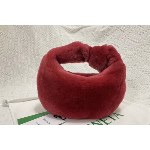 Bottega Veneta Mini jodie Bag in Red Suede