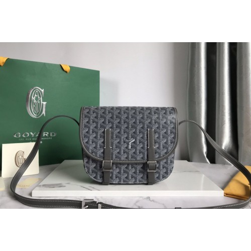 Goyard Belvedere PM bag in Gray Goyardine Canvas