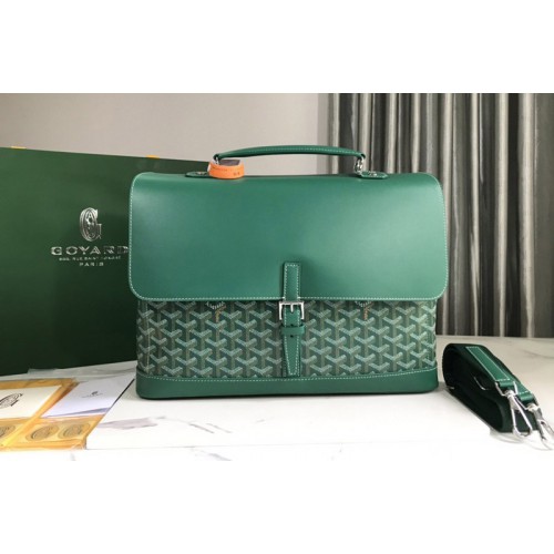Goyard Citadin PM messenger bag in Green Goyardine Canvas Goyard Citadin PM messenger bag in Green Goyardine Canvas
