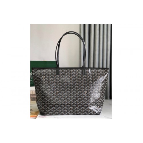 Goyard Artois MM bag in Black Goyardine Canvas
