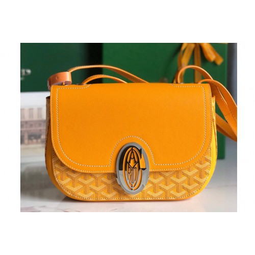 Goyard 233 bag in Yellow Goyardine Canvas Goyard 233 bag in Yellow Goyardine Canvas