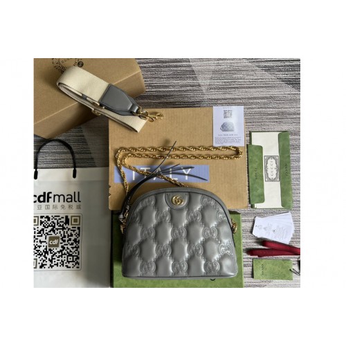 Gucci Matelasse leather small bag in Gray Matelasse leather Gucci Matelasse leather small bag in Gray Matelasse leather