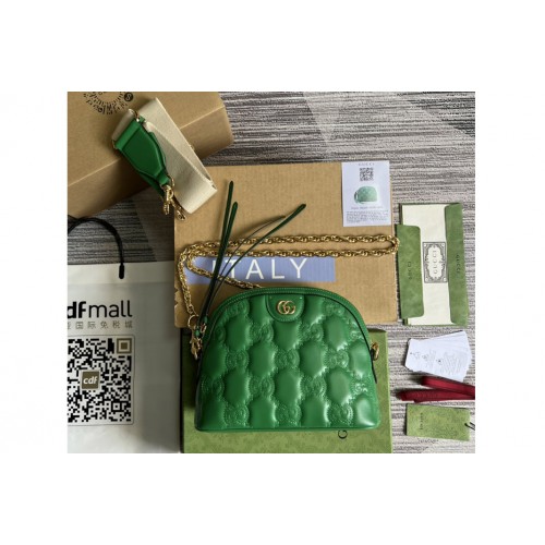 Gucci Matelasse leather small bag in Green Matelasse leather