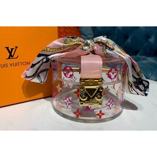 Louis Vuitton GI0362 Cube Scott box in Pink Monogram motifs Louis Vuitton GI0362 Cube Scott box in Pink Monogram motifs