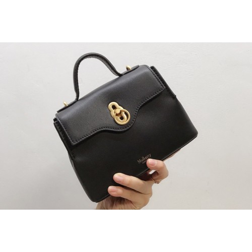 Mulberry HH5059 Mini Seaton Bag in Black Small Classic Grain Mulberry HH5059 Mini Seaton Bag in Black Small Classic Grain