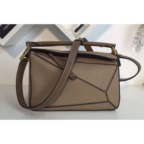 Loewe Puzzle Small Bags Original Calf Leather Khaki
