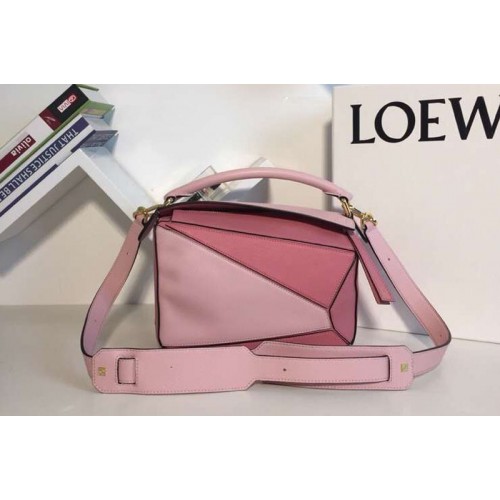 Loewe Puzzle Small Bags Original Calf Leather Light Pink Pink