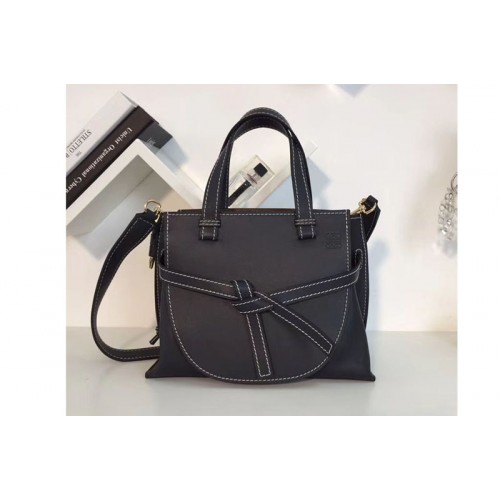 Loewe Gate Top Handle Small Bags Original Leather Black
