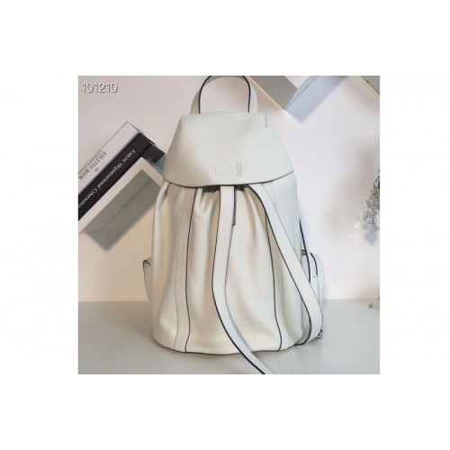 Loewe Rucksack Small Backpack bags Original Leather White