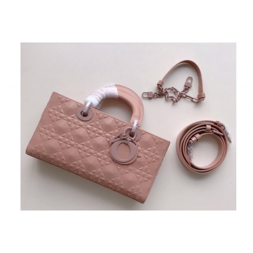 Dior M0540 Lady D-Joy bag in Pink Cannage Calfskin with Diamond Motif