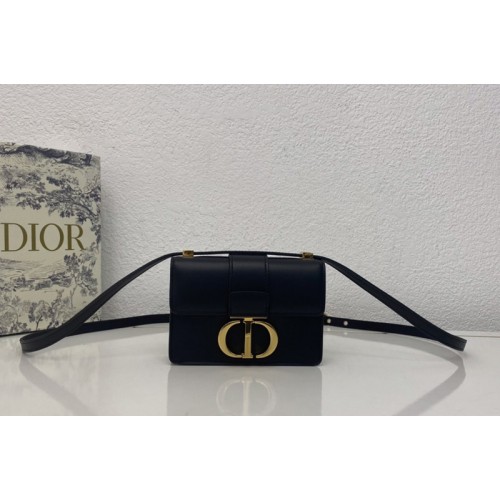 Christian Dior M1210 Dior 30 Montaigne mini bag in Black Box Calfskin