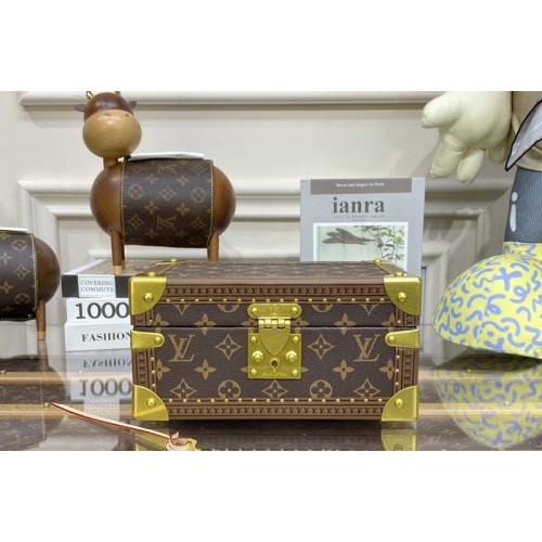 Louis Vuitton M47023 Coffret Tresor 24 Jewellery Box in monogram canvas Louis Vuitton M47023 Coffret Tresor 24 Jewellery Box in monogram canvas