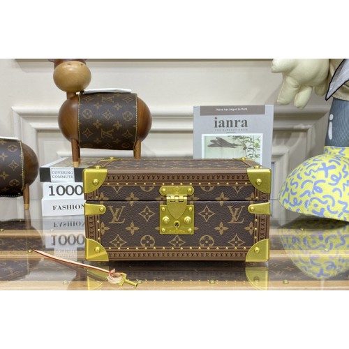Louis Vuitton M47003 Coffret Tresor 24 Jewellery Box in monogram canvas Louis Vuitton M47003 Coffret Tresor 24 Jewellery Box in monogram canvas