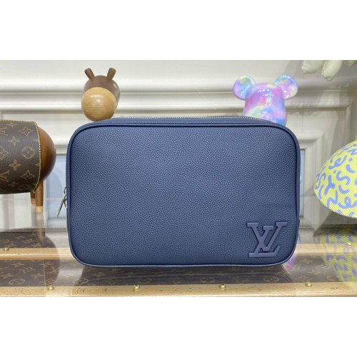 Louis Vuitton M20912 toilet pouch bag in Blue Aerogram cowhide leather Louis Vuitton M20912 toilet pouch bag in Blue Aerogram cowhide leather