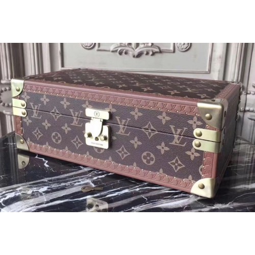 Louis Vuitton M21286 8 Watch Case in Monogram Canvas Louis Vuitton M21286 8 Watch Case in Monogram Canvas