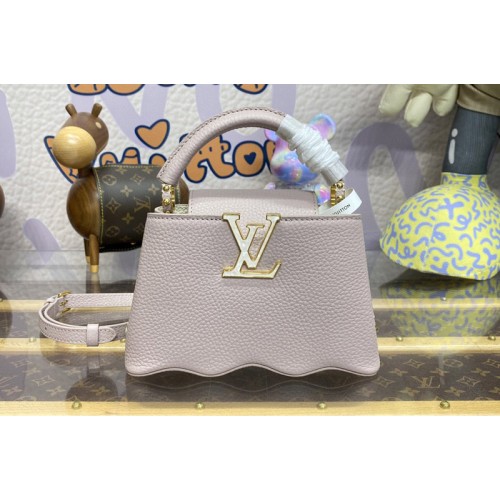 Louis Vuitton M22122 Capucines Capushell Mini handbag in Wisteria Taurillon leather Louis Vuitton M22122 Capucines Capushell Mini handbag in Wisteria Taurillon leather