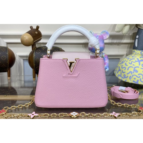 Louis Vuitton M22375 Capucines Mini handbag in Pink Taurillon leather Louis Vuitton M22375 Capucines Mini handbag in Pink Taurillon leather