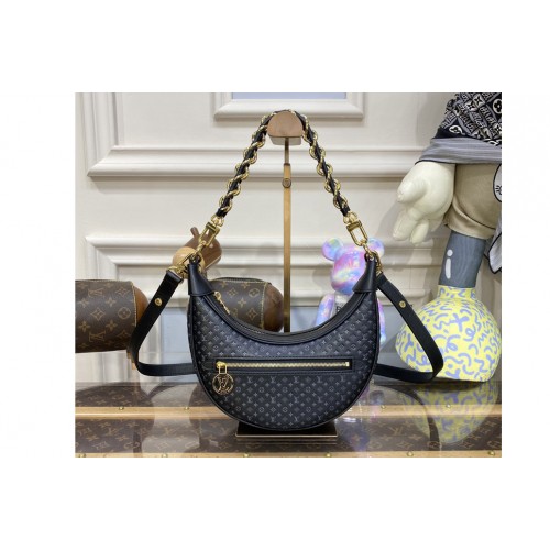 Louis Vuitton M22591 Loop baguette handbag in Black Calfskin Louis Vuitton M22591 Loop baguette handbag in Black Calfskin