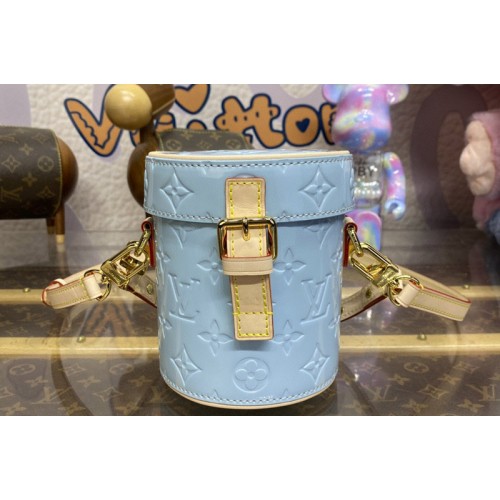 Louis Vuitton M24099 Astor bag in Blue Monogram Vernis embossed leather