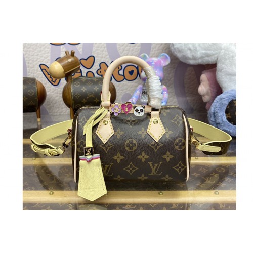 Louis Vuitton M46970 Speedy 18 Bandouliere Bag in Monogram Canvas