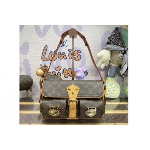 Louis Vuitton M40027 Hudson PM Shoulder Bag in Monogram coated canvas Louis Vuitton M40027 Hudson PM Shoulder Bag in Monogram coated canvas