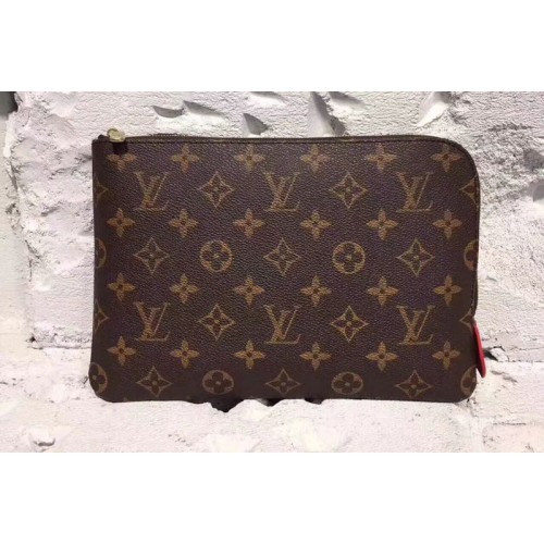 Louis Vuitton M44191 Etui Voyage PM Bags in Monogram Canvas With Red Louis Vuitton M44191 Etui Voyage PM Bags in Monogram Canvas With Red