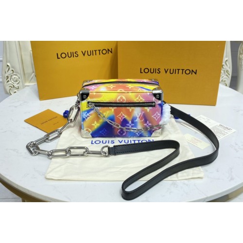 Louis Vuitton M80952 Mini Soft Trunk bag in Monogram Sunset coated canvas