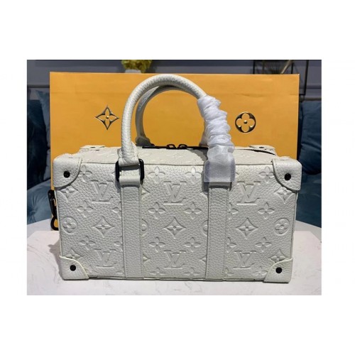 Louis Vuitton M44483 Runway Bags 2020 Mens Bags White Taurillon leather Louis Vuitton M44483 Runway Bags 2020 Mens Bags White Taurillon leather