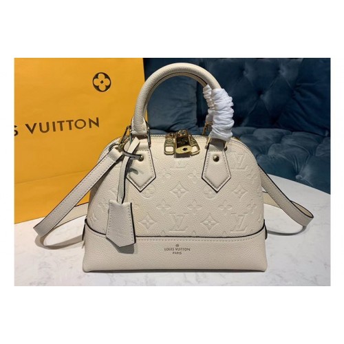 Louis Vuitton M44829 Alma BB handbags Beige Taurillon leather Louis Vuitton M44829 Alma BB handbags Beige Taurillon leather