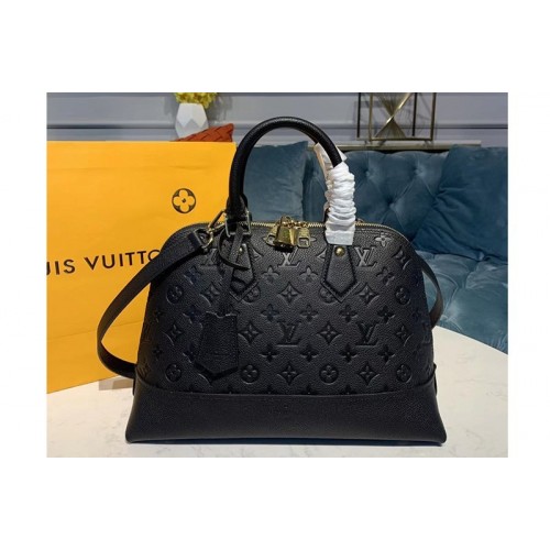 Louis Vuitton M44832 Alma PM handbags Black Taurillon leather Louis Vuitton M44832 Alma PM handbags Black Taurillon leather