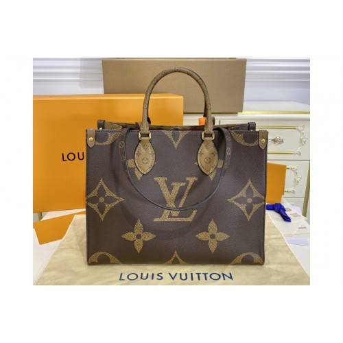 Louis Vuitton M45321 OnTheGo MM tote bag in Monogram and Monogram Reverse coated canvas Louis Vuitton M45321 OnTheGo MM tote bag in Monogram and Monogram Reverse coated canvas