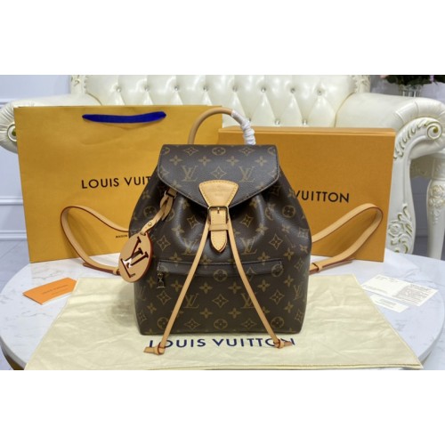 Louis Vuitton M45501 Montsouris PM backpack in Monogram canvas and cowhide leather Louis Vuitton M45501 Montsouris PM backpack in Monogram canvas and cowhide leather