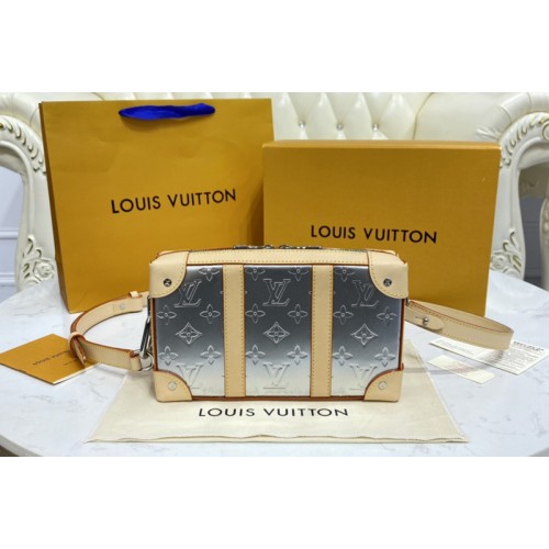 Louis Vuitton M45880 Soft Trunk Wallet Bag in Monogram Mirror coated canvas