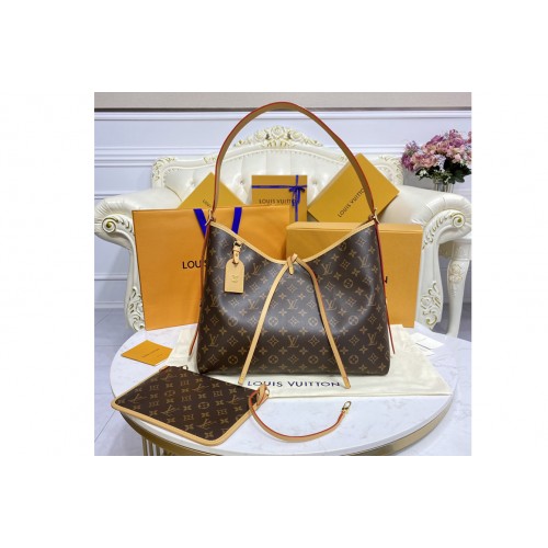 Louis Vuitton M46197 CarryAll MM handbag in Monogram canvas